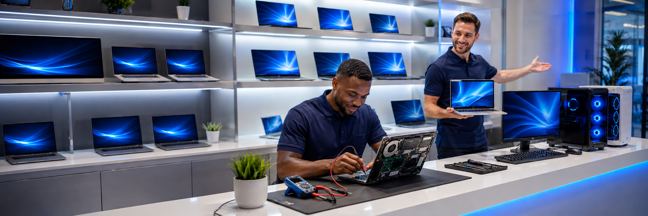 Laptops, desktop computers, upgrades and professional repairs